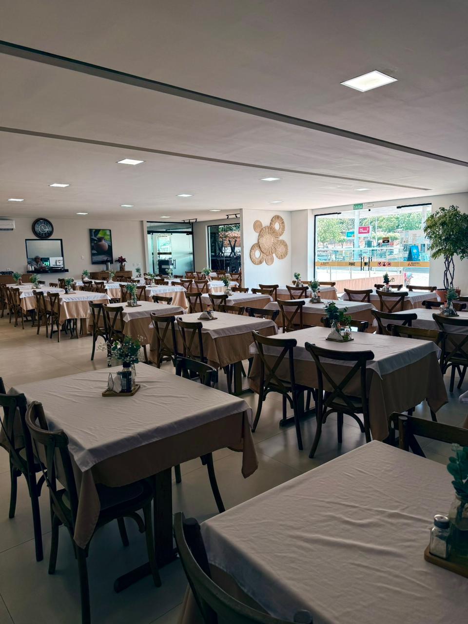 Área interna do restaurante