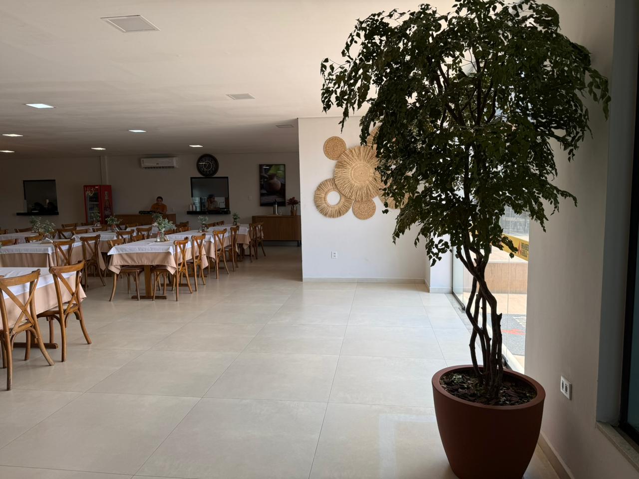 Área interna do restaurante