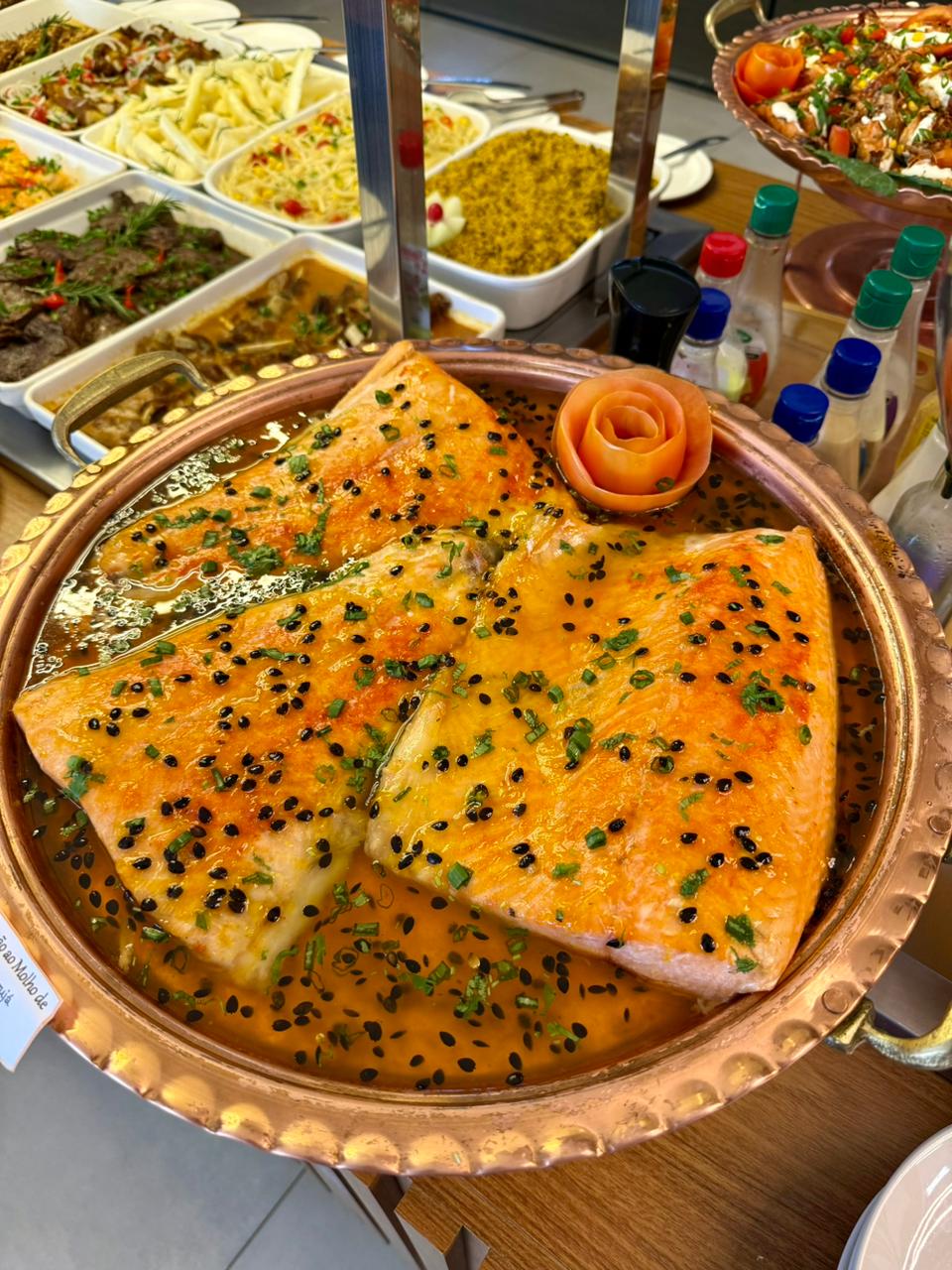 Salmão ao Molho de Maracujá